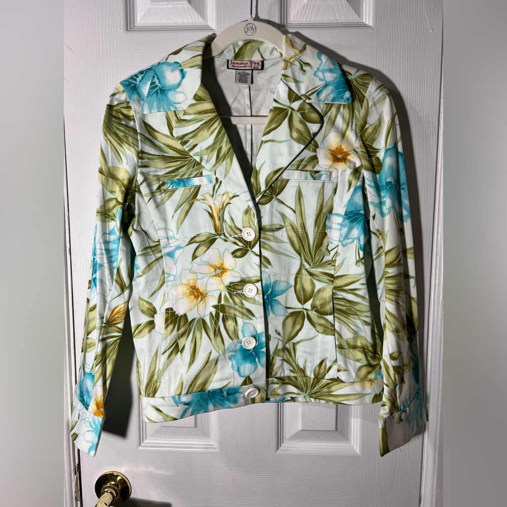 Jamaica Bay tropical print Jacket PMed